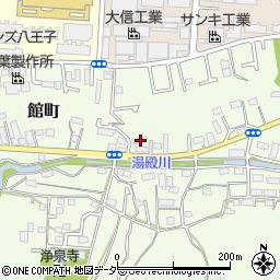 東京都八王子市館町388周辺の地図