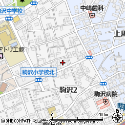 東京都世田谷区駒沢2丁目50-11周辺の地図