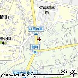 東京都八王子市館町641周辺の地図