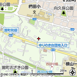 東京都八王子市館町221周辺の地図