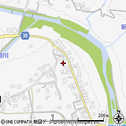 山梨県上野原市鶴川83周辺の地図