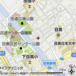 東京都目黒区目黒1丁目24-4周辺の地図