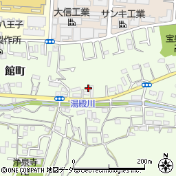 東京都八王子市館町383周辺の地図