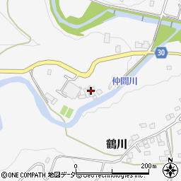 山梨県上野原市鶴川1476周辺の地図