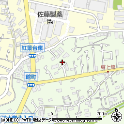 東京都八王子市館町497周辺の地図