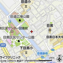 東京都目黒区目黒1丁目24-3周辺の地図