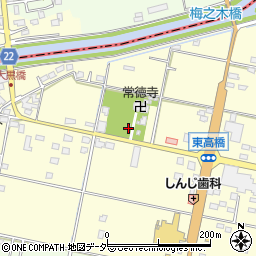 山梨県笛吹市石和町東高橋134-1周辺の地図