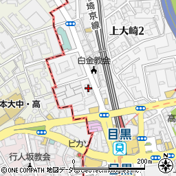 中華食堂一番館 目黒店周辺の地図