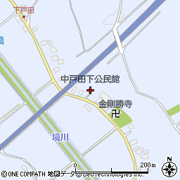 中戸田下公民館周辺の地図