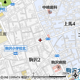 東京都世田谷区駒沢2丁目51-4周辺の地図