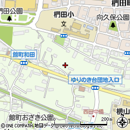 東京都八王子市館町216周辺の地図