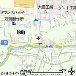 東京都八王子市館町389周辺の地図
