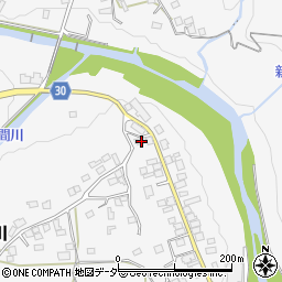 山梨県上野原市鶴川85周辺の地図