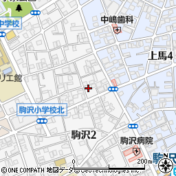 東京都世田谷区駒沢2丁目51-7周辺の地図