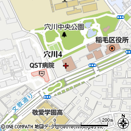 千葉市社会福祉協議会稲毛区事務所周辺の地図