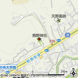 東京都八王子市東中野499周辺の地図