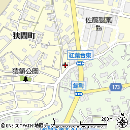 東京都八王子市狭間町1724周辺の地図