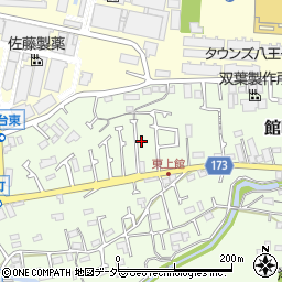東京都八王子市館町543周辺の地図