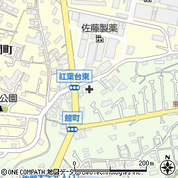 東京都八王子市館町646周辺の地図