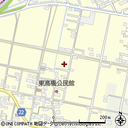 山梨県笛吹市石和町東高橋24周辺の地図