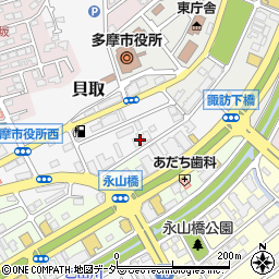 多摩永山第１スカイマンション周辺の地図