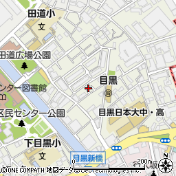東京都目黒区目黒1丁目22-6周辺の地図