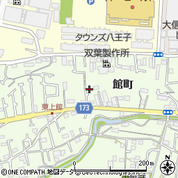 東京都八王子市館町530周辺の地図