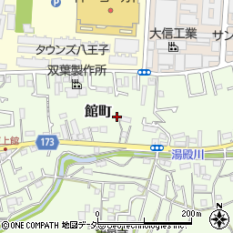 東京都八王子市館町403周辺の地図