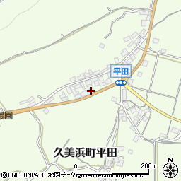 京都府京丹後市久美浜町平田820周辺の地図