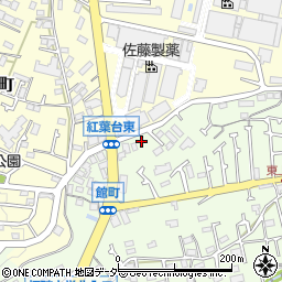 東京都八王子市館町494周辺の地図