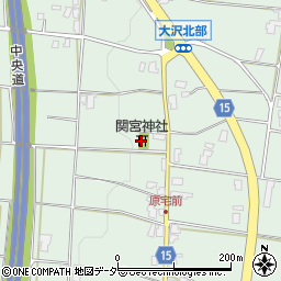 関宮神社周辺の地図