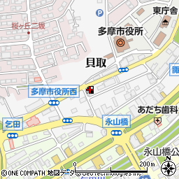 ａｐｏｌｌｏｓｔａｔｉｏｎ多摩エコステーションＳＳ周辺の地図