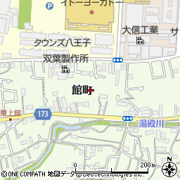 東京都八王子市館町516周辺の地図