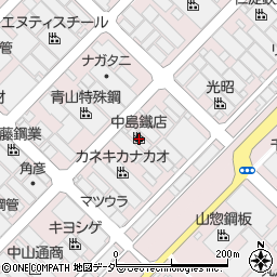 中島鐵店周辺の地図