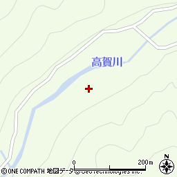高賀川周辺の地図