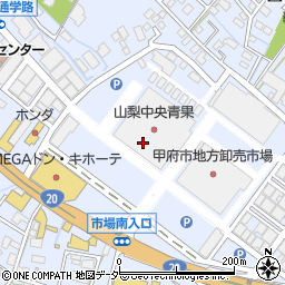 甲府市場冷蔵株式会社周辺の地図