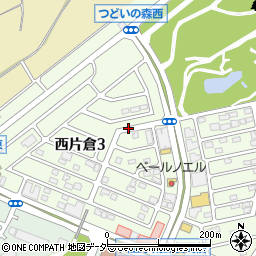 西片倉つつじ公園周辺の地図