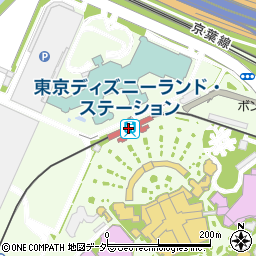 東京ディズニーランド・ステーション駅周辺の地図