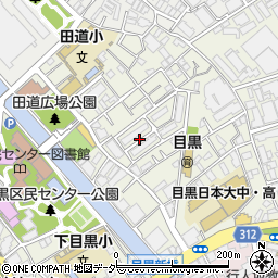 東京都目黒区目黒1丁目19周辺の地図