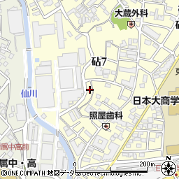 東京都世田谷区砧7丁目8-8周辺の地図