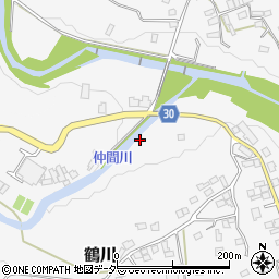 山梨県上野原市鶴川126周辺の地図
