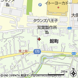 東京都八王子市館町512周辺の地図