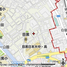 東京都目黒区目黒1丁目8-11周辺の地図