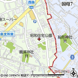 株式会社一条工務店　甲府昭和南展示場周辺の地図