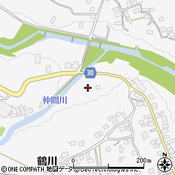 山梨県上野原市鶴川120周辺の地図