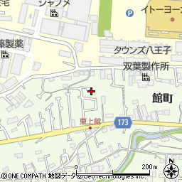 東京都八王子市館町507周辺の地図