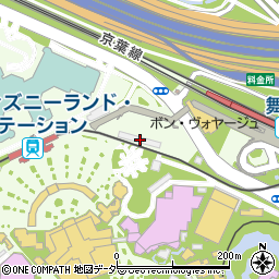 千葉県浦安市舞浜1-18周辺の地図