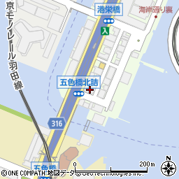 株式会社東日本宇佐美　東京販売支店レインボーブリッジ芝浦周辺の地図