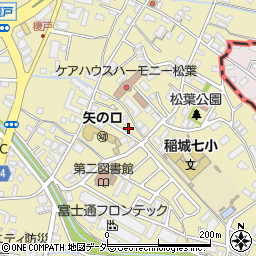 東京都稲城市矢野口1792-1周辺の地図