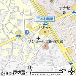 東京都世田谷区砧1丁目1-3周辺の地図